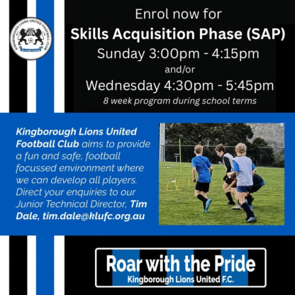 2025 Young Lions Junior Development (SAP) Term 3